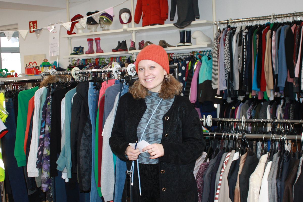 Elisa Stowe, Leiterin des AWO-Sozialkaufhaus Klawotte in Unterschleißheim (Foto: Peter Marwan)