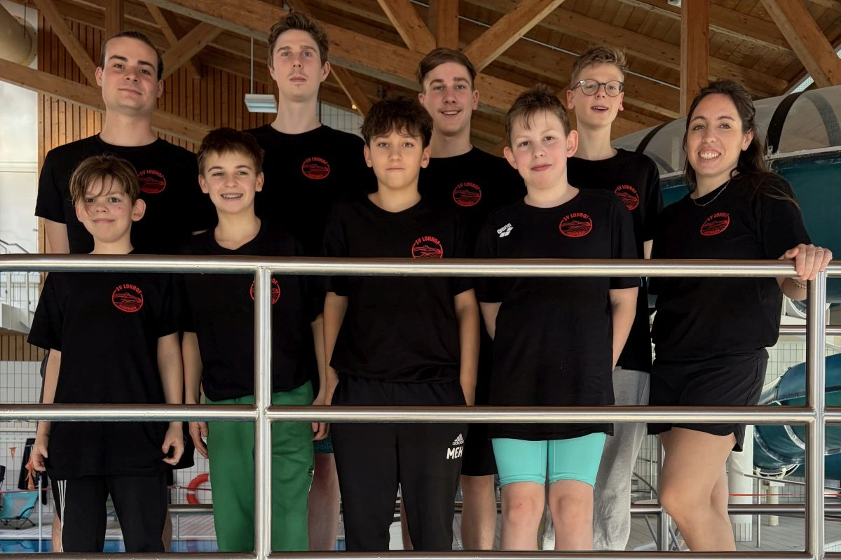SV Lohhof Schwimmen Herrenmannschaft 2026 (Bild: SV Lohhof)